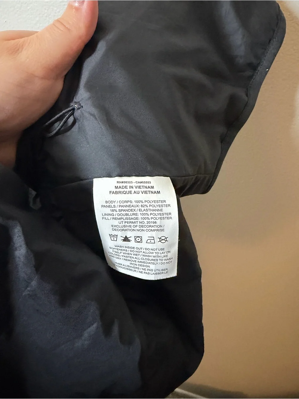 Nike Therma Fit Black Quilted athletic Vest size small